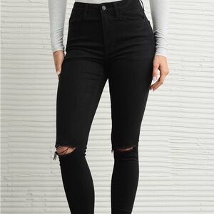 American Eagle Outfitters High Rise Black Jeans